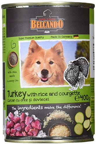 Produktbild von Belcando Truthahn mit Reis und Zucchini - 6 x 400 g