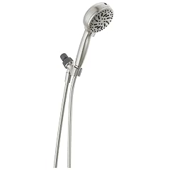 Delta Faucet ProClean Brushed Nickel Shower Head with Handheld Showerhead with High Pressure Spray Handheld Shower Head 6