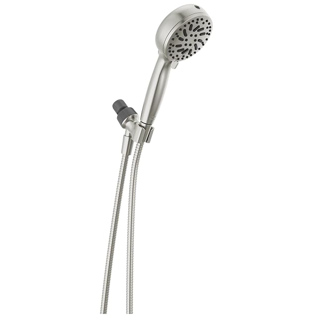 Delta Faucet ProClean Brushed Nickel Shower Head with Handheld Showerhead with High Pressure Spray Handheld Shower Head 6