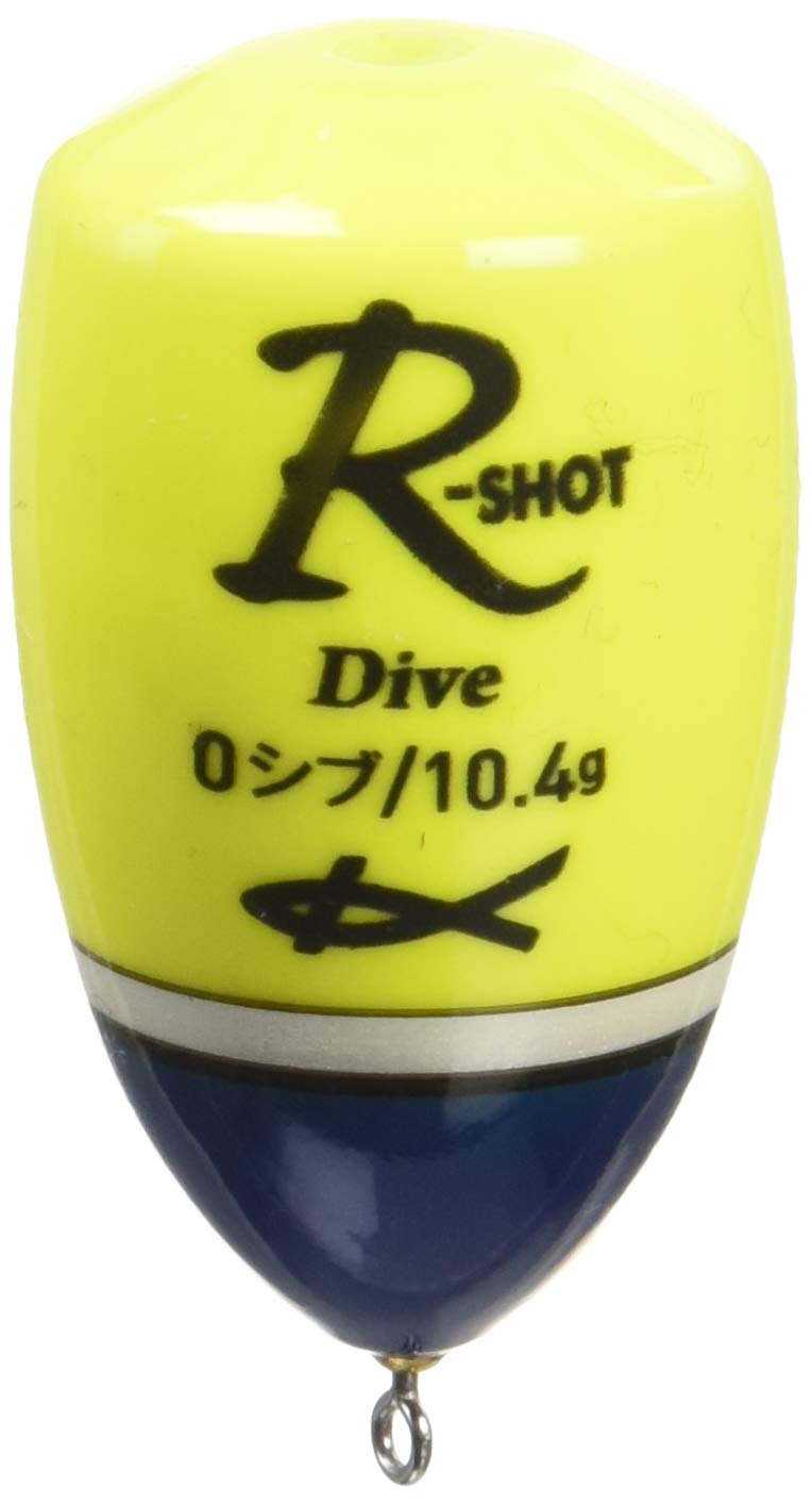 Amazon | キザクラ(kizakura) ウキ R-SHOT Dive イエロー 0シブ 4038