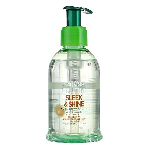 Miniatura 1 de Garnier Fructis Suero Anti-rizz Sleek  Shine 51 onzas 51 fl oz 6 unidades