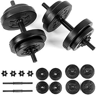 Phoenix Fitness RY1425 Dumbbells Weight Set 15kg Dumbbell Set Adjustable Dumbbells for Men & Women Free Weight Hand Dumbbell for Home Gym Workout.