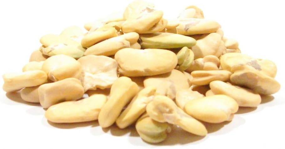 Fava Beans ( Habas ), Peeled - 2 Pounds - High Fiber Gluten-Free Whole Peeled Legume
