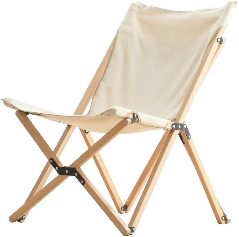 Solid Wood Folding Chair Lazy Recliner Balcony Lounge Single Small Sofa Portable Outdoor Beach