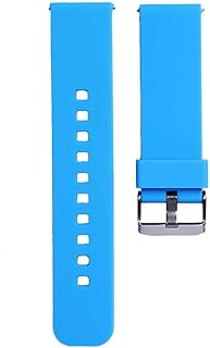 سوار سليكون رياضي 22 ملم لاجهزة سامسونج جالكسي جير S3 كلاسيك وS3 فرونتير - ازرق