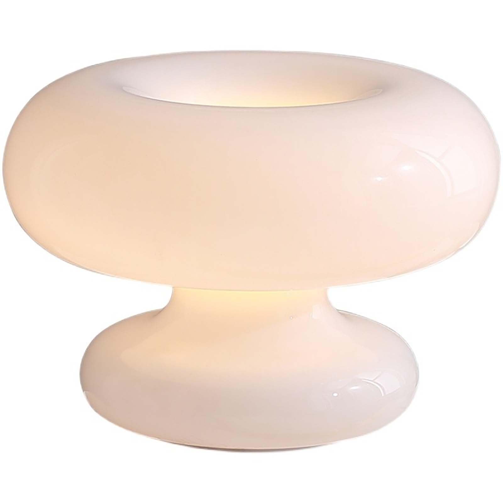 Lampade da scrivania, lampada da scrivania circolare da comodino per camera da letto, ragazza designer celebrità di Internet ornamento in vetro per soggiorno luce notturna, per camera da letto, soggi