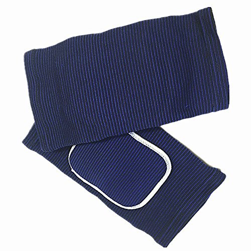 Minilujia 2Pcs/Pair Kids Knee Brace Pad Non-Slip Sponge Sleeves Breathable Flexible Elastic Children Knee Support Protector Cover (S, Navy Blue) #TOP1