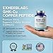 EXHERBLABS GHK-Cu Peptide Complex (120 Capsules), Copper Peptide Supplement for Skin Structure, Hair Texture & Scalp Health, Supports Natural Collagen Synthesis, Vegan, Non-GMO