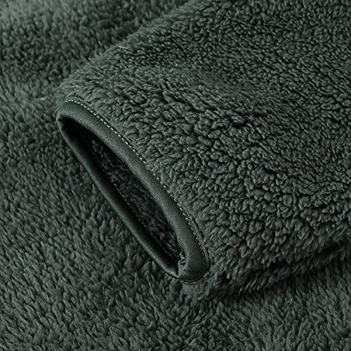 Image of Toddler Girls Boys Fleece Hoody Jacket Zip Up Teddy Coat Warm Winter Outwear