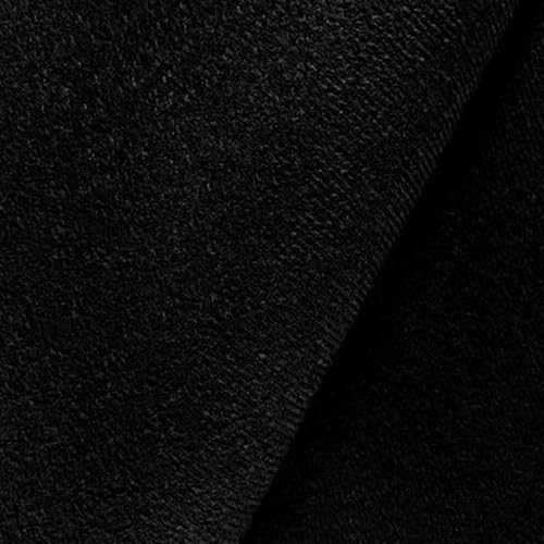 Self Adhesive Fabric, Hook Receptive Nylon Loop, 138cm Wide, Supplied by The Metre as One Continous Length (Black, by The metre)