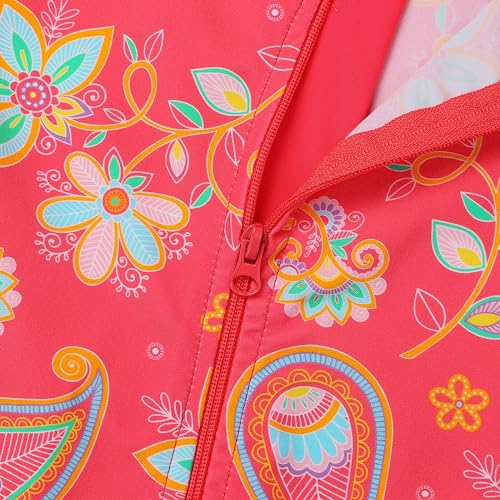 Image of XFGIRLS Baby /Toddler Girls Swimsuit Long Sleeve One-Piece Bathing Suit Rash Guard