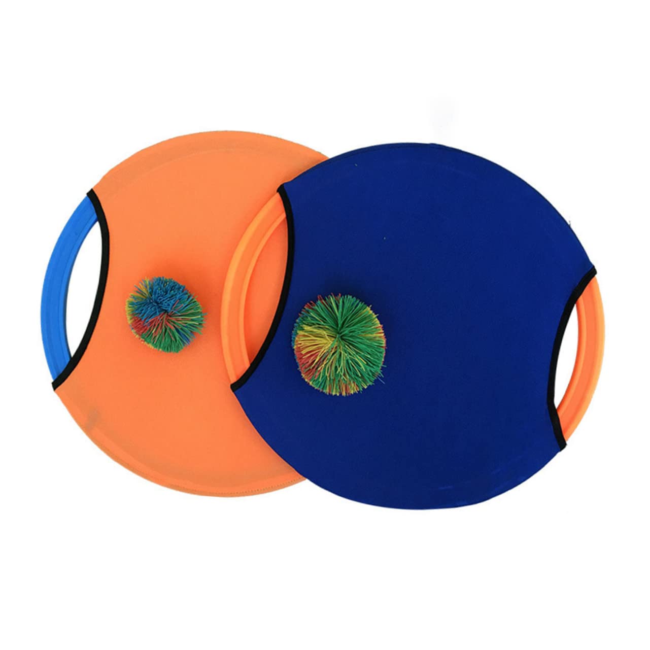 Trampoline Disque Volant pour Enfants 3 Pièces Jeu de Balle en Plein Air