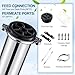 Blulu 304 Stainless Steel Reverse Osmosis Compatible with 4040 Membrane Housing Heavy Duty 4