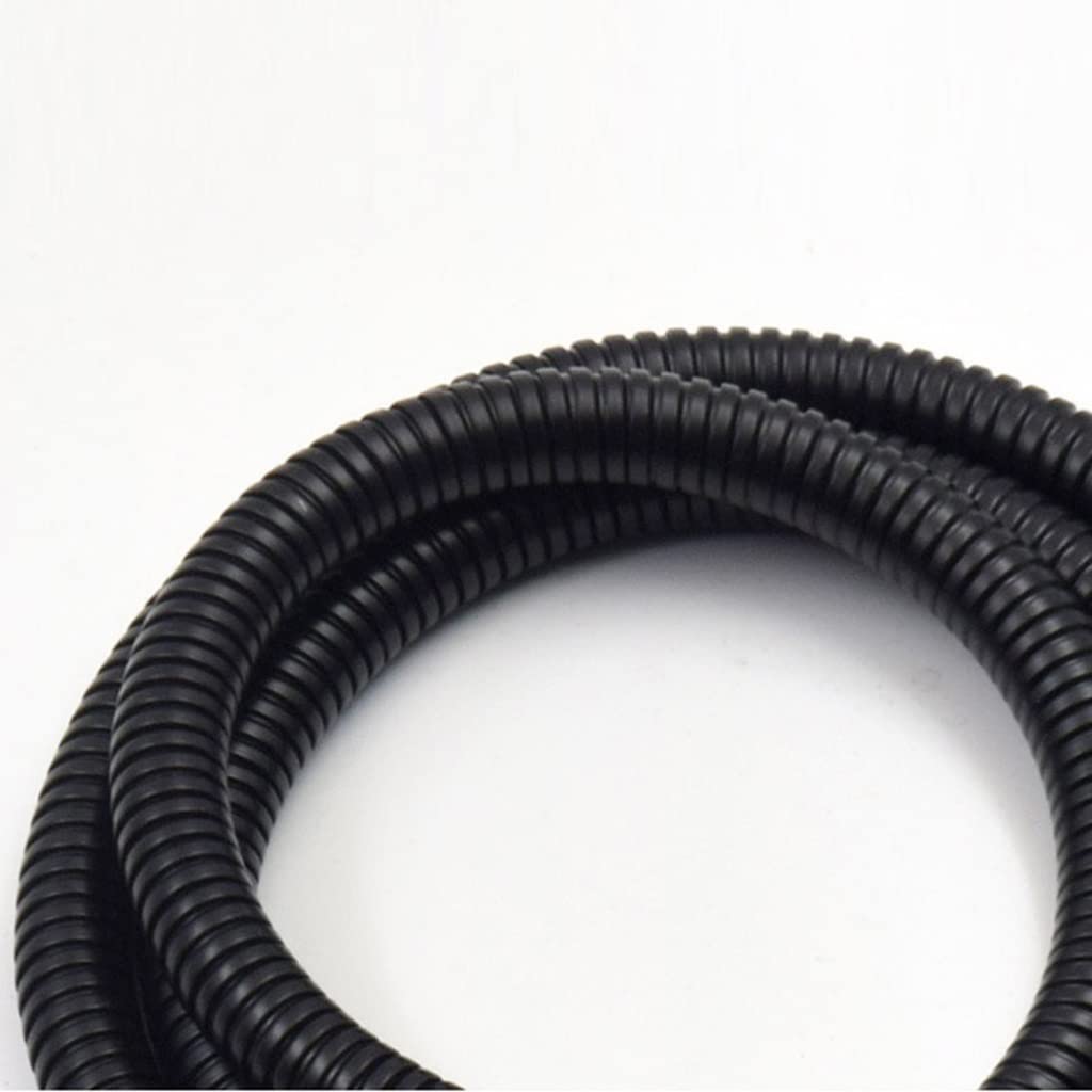 Manguera de ducha flexible de acero inoxidable de 100 cm, tubo de fontanería extensible para baño, manguera de agua con tubo de tracción y diseño flexible