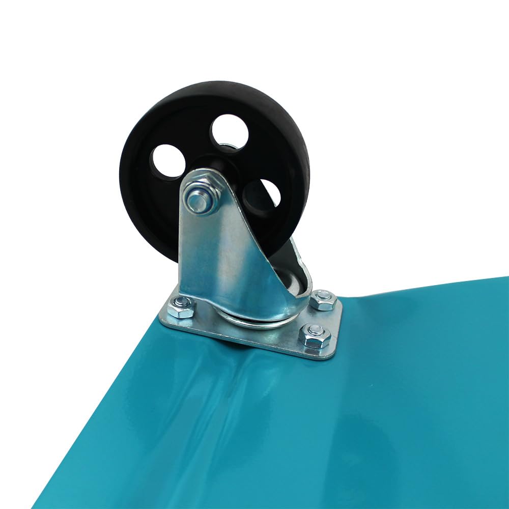 BITUXX® 4 Stück Rangierhilfe für PKW Auto Rangierroller Rangierheber Wagenheber Roller Belastbar bis 450 kg pro Rangierroller