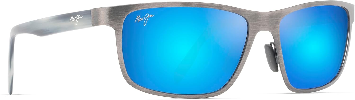 Maui Jim mens Anemone Rectangular Sunglasses