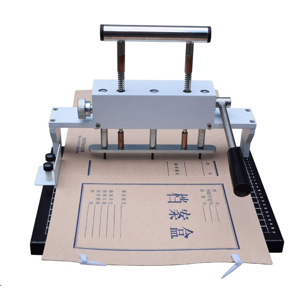 CGOLDENWALL Perforatrice resistente Φ4mm del foro della perforazione di 3 fori per la punzonatrice dell'ufficio della carta dello scrittorio della copertura/archivio/documento