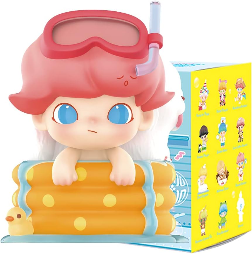 POP MART DIMOO Pets Vacation Blind Box Figures, Random Design Toys for Modern Home Decor, Collectible Toy Set for Desk Accessories, 3PC Pets Vacation Triple Box
