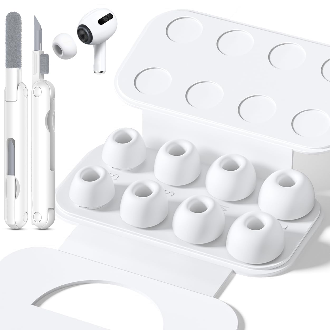 Inesore 4 Pairs Replacement Ear Tips