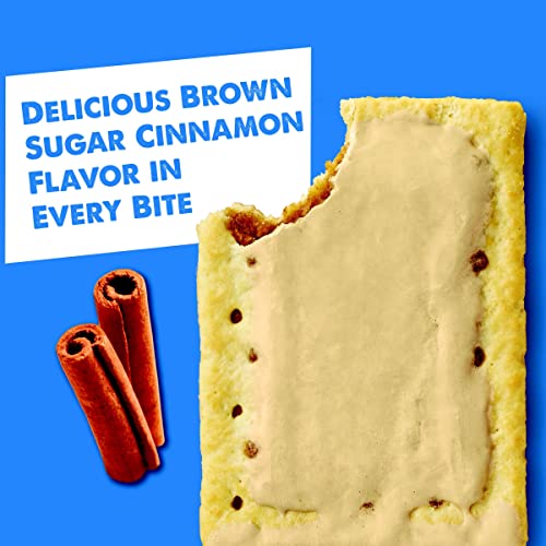 Pop-Tarts Toaster Pastries, Breakfast Foods, Kids Snacks, Frosted Brown Cinnamon Sugar, 13.5Oz Box (8 Pop-Tarts) #TOP3