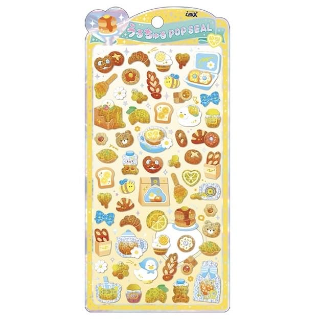 Amazon | クラックス CRUX うるちゅるポップシール はちみつとパン