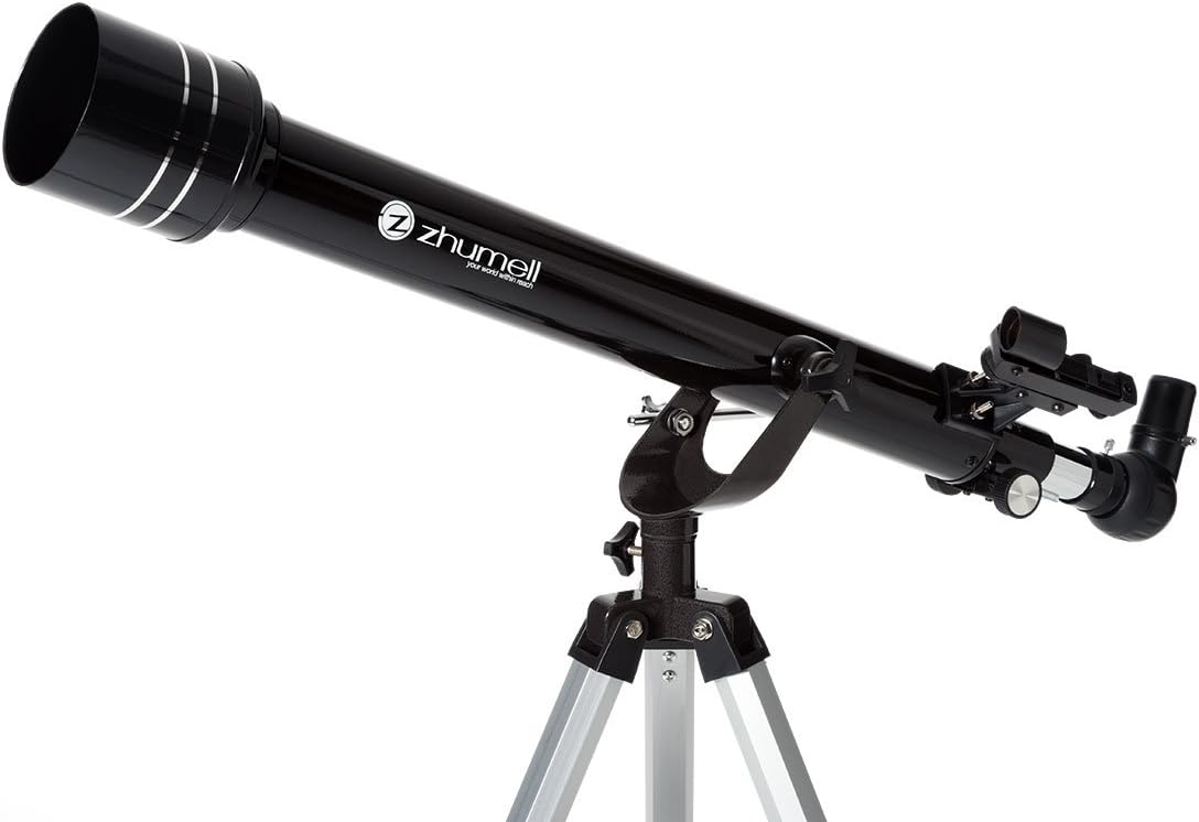Zhumell 60mm AZ Refractor Telescope,ZHUN001-1,Black