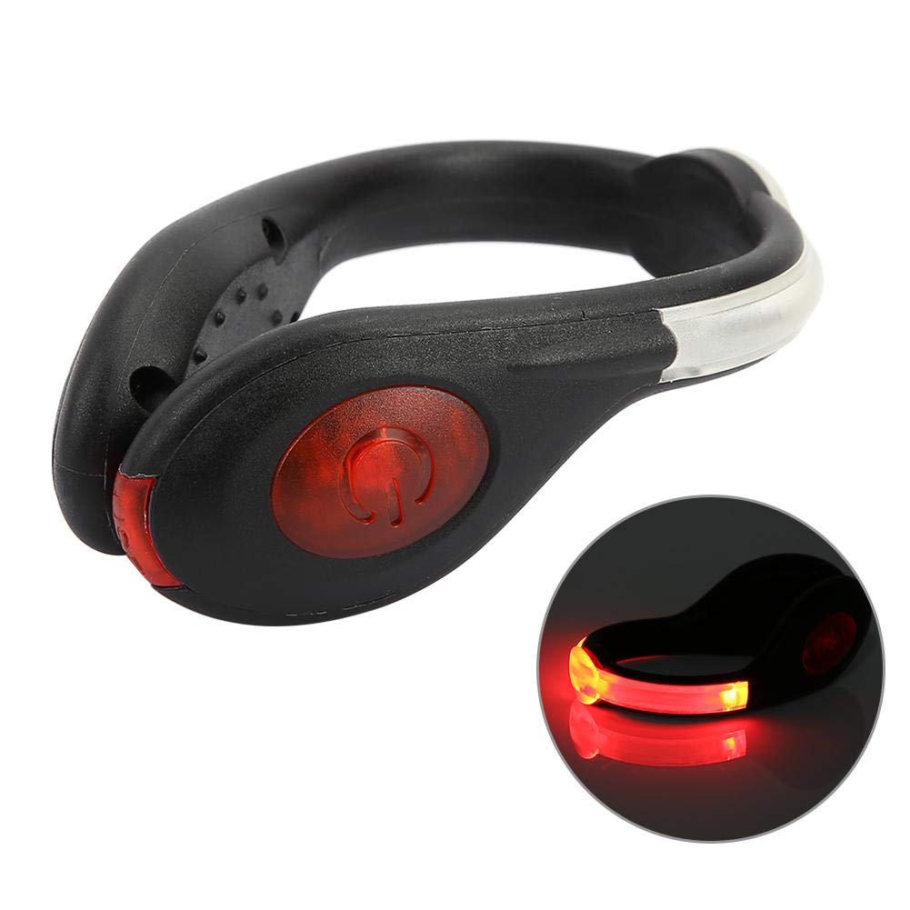 Lumières de Sécurité pour Chaussures - Équipement de Course de Nuit, Clip de Talon, Lumières de Nuit pour Entraînement Physique, Jogging, Marche, Vélo, Lot de 2