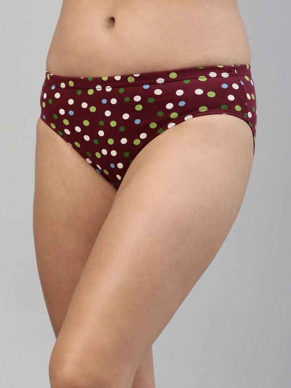 Image of VIP Feelings Amelie 102 100% Cotton High Coverage Stretchable Hipster Panty Combo Set for Womens with Inner Elastic Waistband