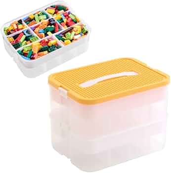 Amazon｜SUGGEST ブロック 収納 ボックス 2段 選べるカラー 収納ケース