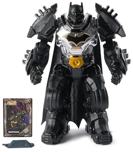 DC Metal Force Batman Action-Figur, 30cm groĂź, mit 8 Bewegungspunkten fĂĽr actionreiche Abenteuer. FĂĽr Kinder ab 4 Jahren