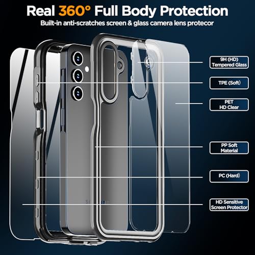 Coque étanche Galaxy A26 robuste avec protection écran intégrale