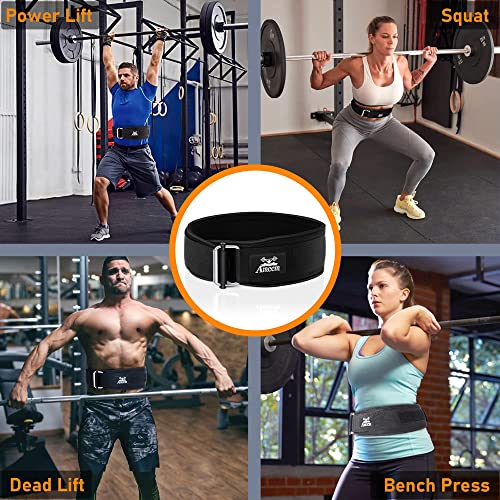 Amccm Weightlifting Belt, Quick-Locking Gym Belt For Men And Women, Weight Lifting Belt Lower Back Support For Weightlifting, Squats, Deadlifts Training, Workout, 4 Inch Wide (L, Black) #TOP6