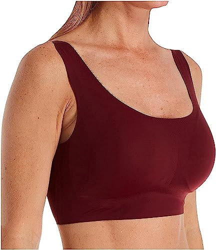 Rhonda Shear Invisible Body Bra Wine Medium