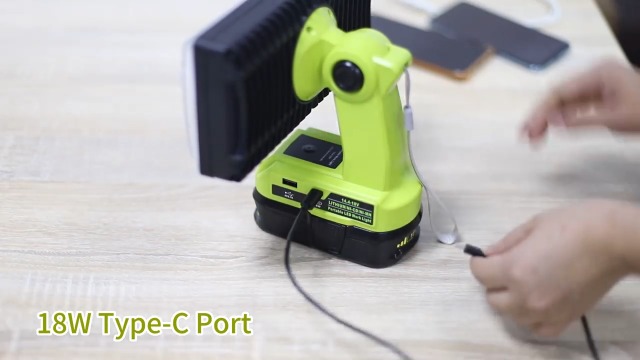 Image of Choerinton 4200LM LED Work Light Compatible with Ryobi 18V Battery, 40W Cordless Jobsite Light Outdoor Floodlight with USB Charging Ports, Flashlight for Car Repair, Camping, Hiking, Garage, Emergency