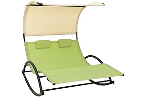Funny Sunny Double Chaise Lounge: Embrace Outdoor Relaxation and Comfort