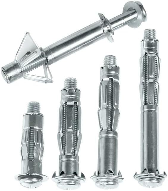 Bulloni a vite a espansione, Tasselli for pareti cave Tasselli for cartongesso Tasselli for tubi for aeromobili Tasselli for pareti cave Tasselli for bulloni di espansione in metallo(M8X37(10pcs))