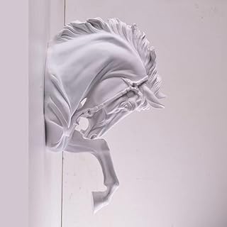 Home Decor Horse Wall Sculpture White Painting Wall Sculpture Art Home Decoration Wall Art Decor Canvas Wall Art Modern Decor Living Room Decor Decor Housewarming Gift