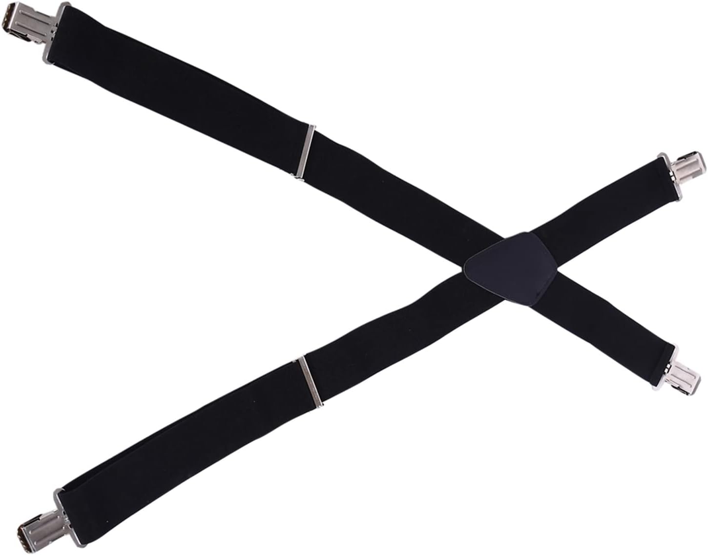 Yosoo Health Gear Men’s Elastic Suspenders with Strong Metal Clips, Adjustable Clip-on Suspenders for Pants, Heavy Duty Braces