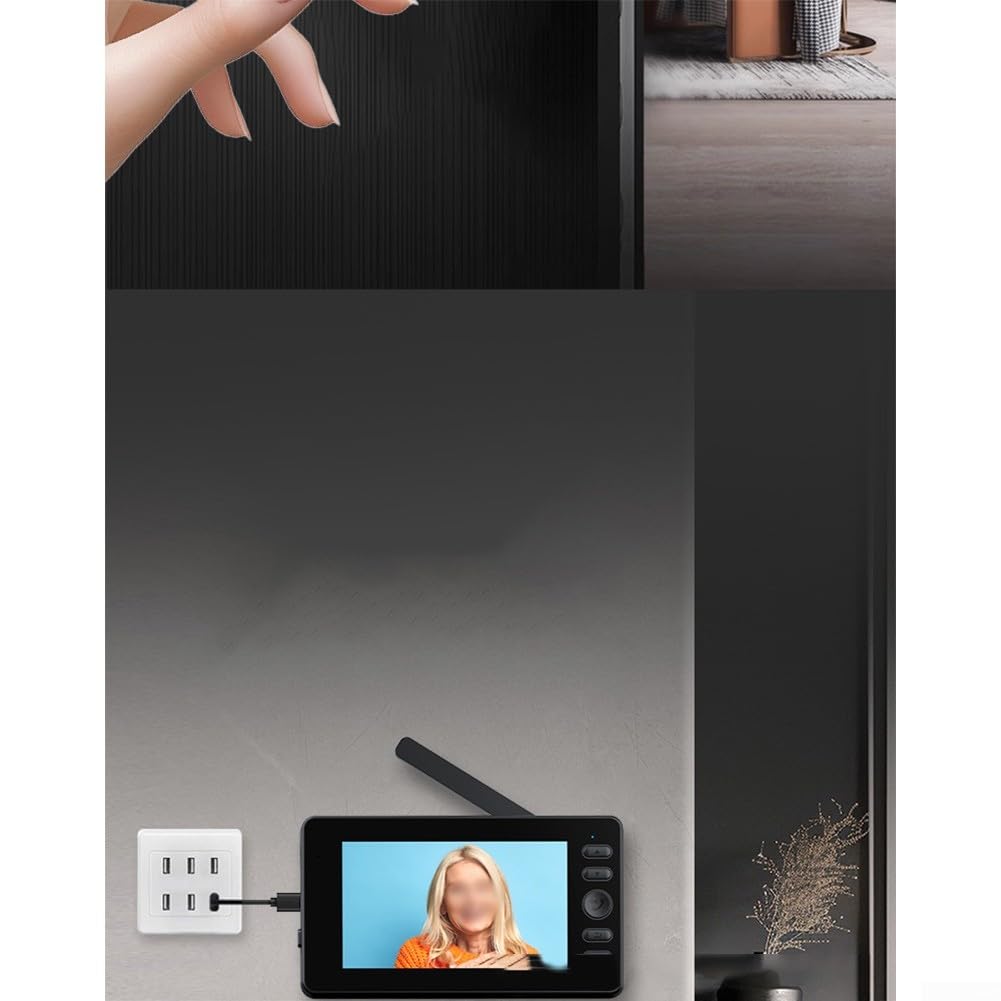 HpLive Video Türsprechanlage 4.3 Zoll 170° Weitwinkel Nachtsicht