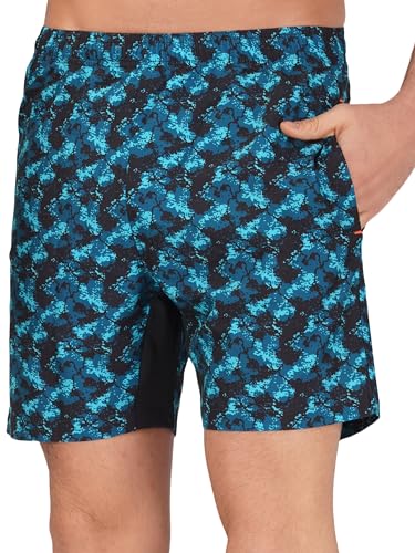 Image of NEVER LOSE Mens 5 inch Swim Trunks with Zipper Pockets Quick Dry Beach Board Shorts for Men Swimsuit Swimwear with Mesh Lining