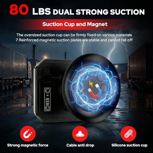 Image of 2026 NewGen π-ππ-π Wireless Trailer Lights, 110 Adjustable Wireless LED Trailer Lights Magnetic, Rechargeable 10H of Use 165FT Ultra-Long Range Tail Light Lenses for Trucks RV Camper Boat Caravan
