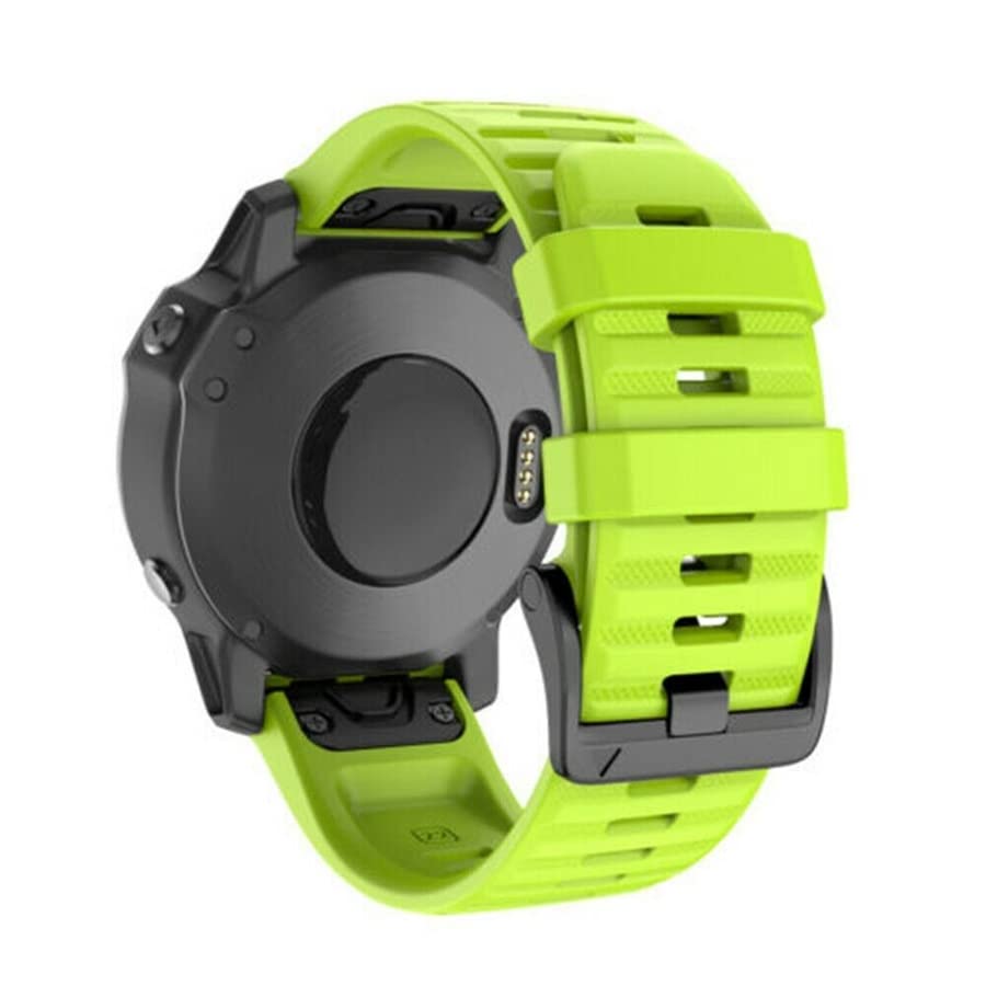 Correa de silicona Garmin Fenix 6X de ajuste rápido 26mm Agate 3