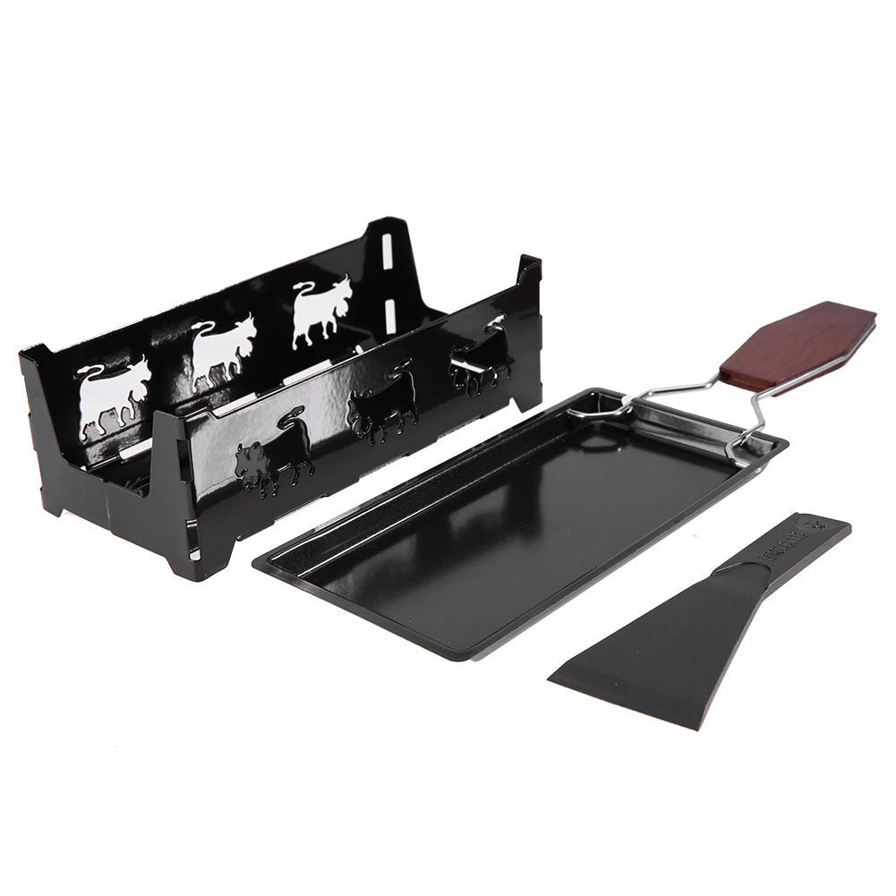 Portable Cheese Raclette - Candlelight Grilling Set -7
