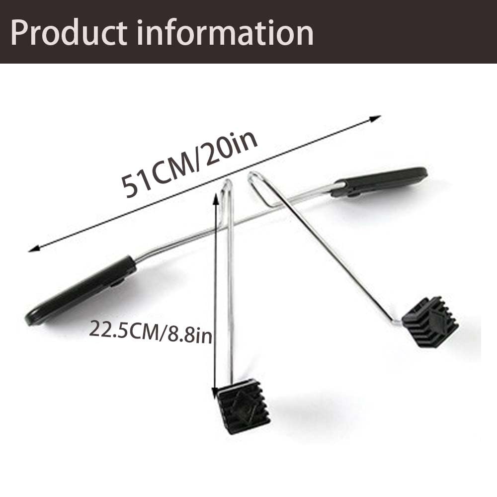 Appendiabiti Per Auto Audi Originale - Fissabile Al Poggiatesta, Cromato, Multiuso - Foto 3