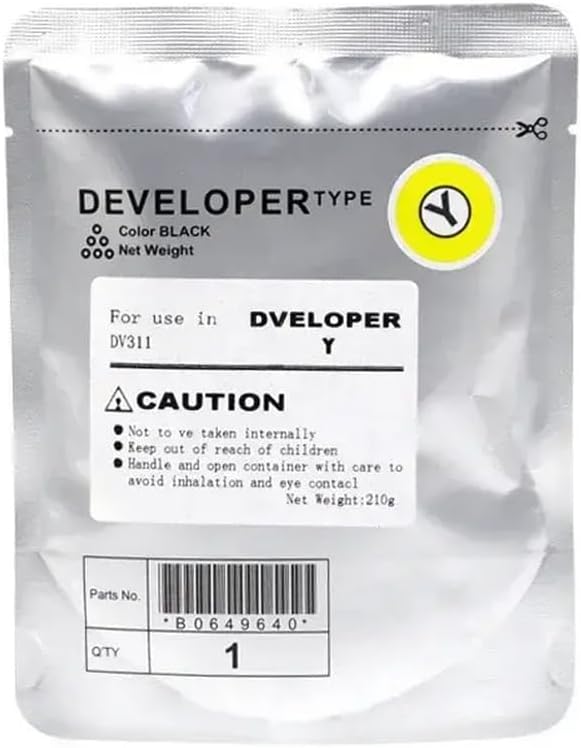 DV226 DV 226 Compatible Developer Powder for Use with C 256 287 367 266 7222 7226 C256 C287 C367 C266 C7222 C7226 Printer Models(DV226-C M K Y)