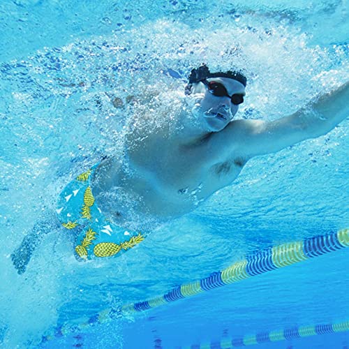 Bañador de frutas tropicales para hombre: pantalones cortos de natación cómodos en talla L 5