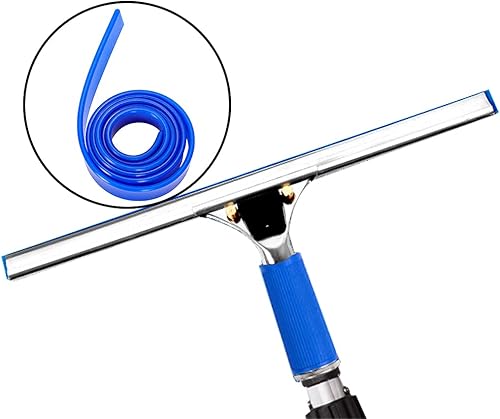 Miniatura 9 de Repuestos de escobilla de goma de repuesto para limpiacristales de 41 pulgadas de esterose, limpiacristales flexibles para limpiacristales de baño,