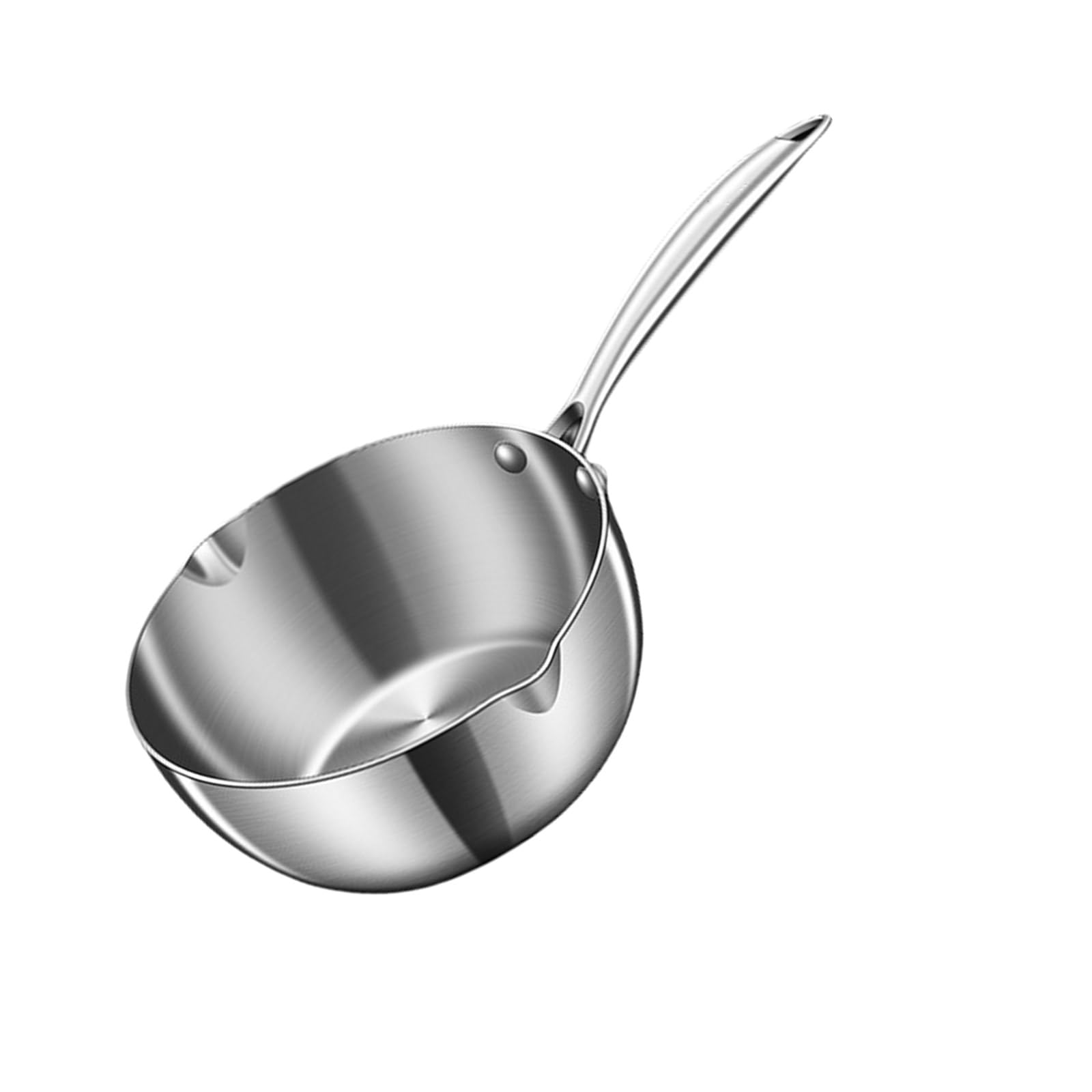 Tsophreniq Practical 304Stainless Steel Small Cookware Cooking Pots Multipurpose Saucepan Small Soup Pots Suitable for Cooking Multifuntional Pans