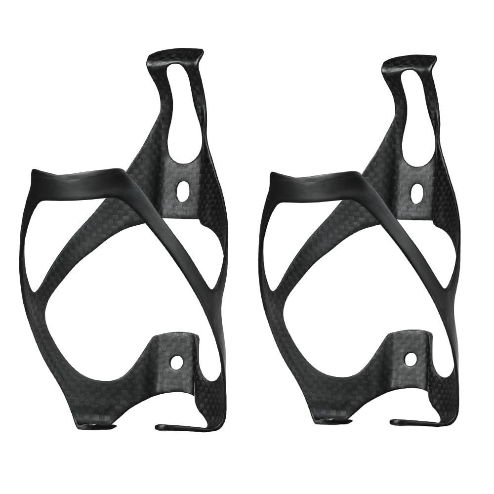 Portaborraccia per bicicletta,Portaborraccia Carbon Bici 15g leggero e resistente, per bici da strada e mountain bike (MTB), portaborraccia universale (3K03-2)