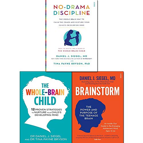 Whole-Brain Child, No-Drama Discipline and Brainstorm 3 Books Col...